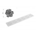 TRD03 FLOWER - SILICONE MAT 80X400 H 1,8 MM